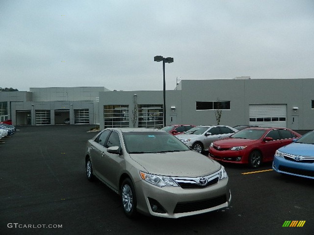 2013 Camry LE - Champagne Mica / Ivory photo #1