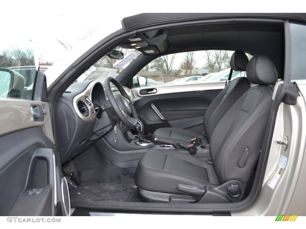 Titan Black Interior 2013 Volkswagen Beetle 2.5L Convertible Photo #76875237