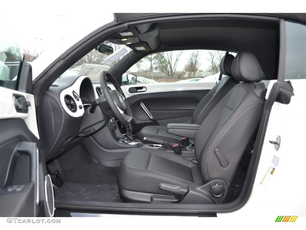 Titan Black Interior 2013 Volkswagen Beetle 2.5L Convertible Photo #76875408