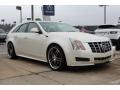 White Diamond Tricoat 2012 Cadillac CTS 3.0 Sport Wagon Exterior