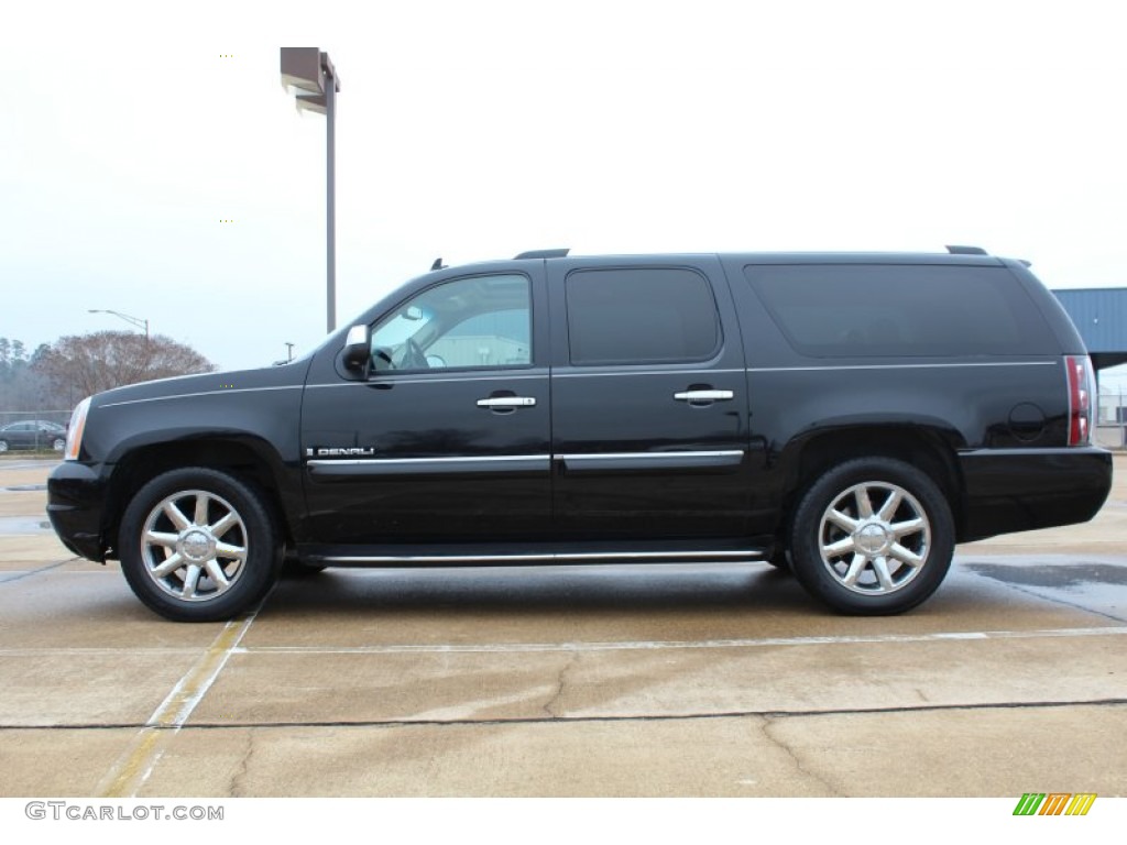 Onyx Black 2008 GMC Yukon XL Denali Exterior Photo #76876111