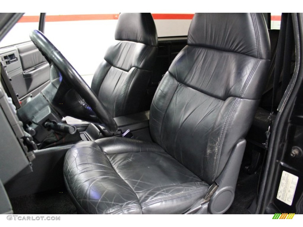 Black Interior 1993 GMC Jimmy Typhoon Photo #76877174