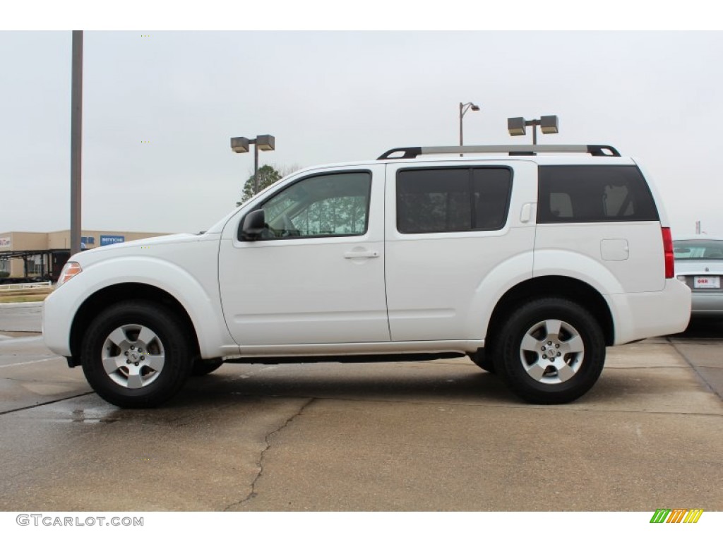 2008 Pathfinder LE - Avalanche White / Cafe Latte photo #5
