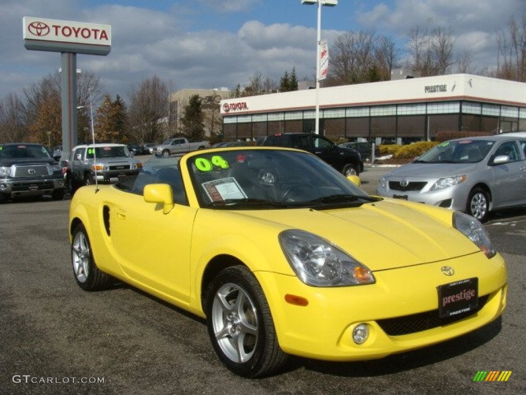 Solar Yellow Toyota MR2 Spyder