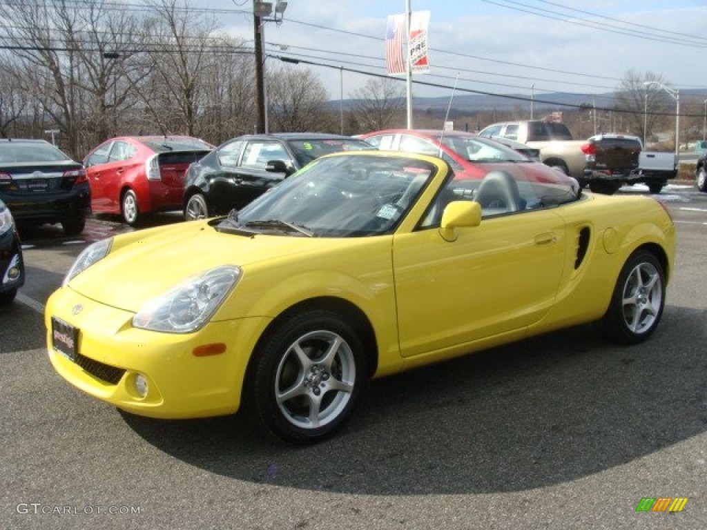 2004 MR2 Spyder Roadster - Solar Yellow / Black photo #3