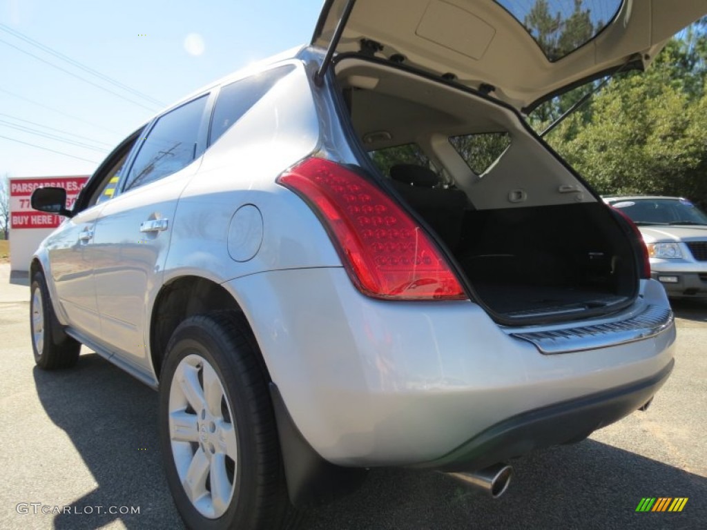 2007 Murano S AWD - Brilliant Silver Metallic / Charcoal photo #10