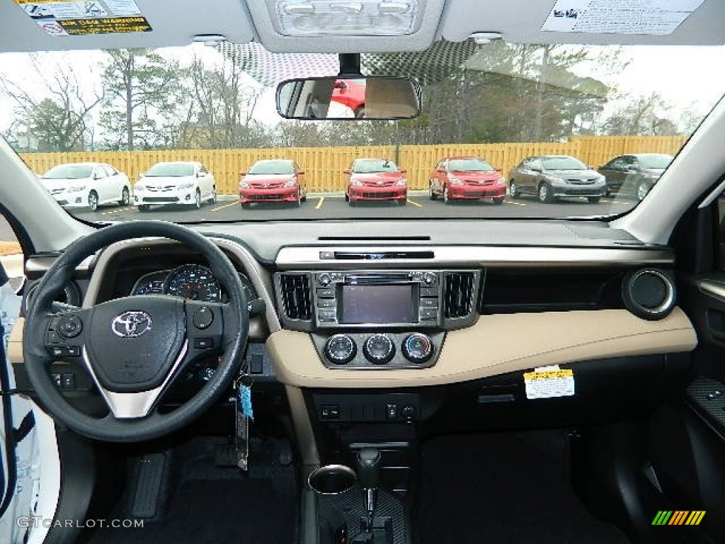 2013 Toyota RAV4 LE Beige Dashboard Photo #76878106