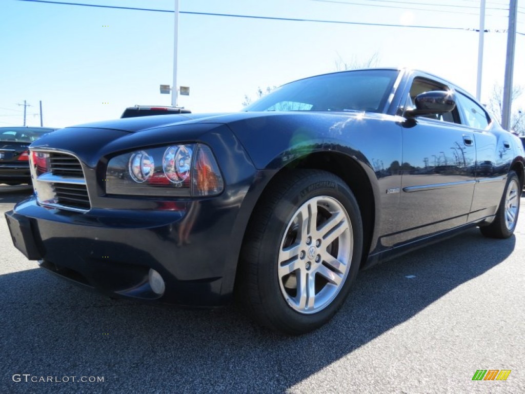 Midnight Blue Pearl Dodge Charger