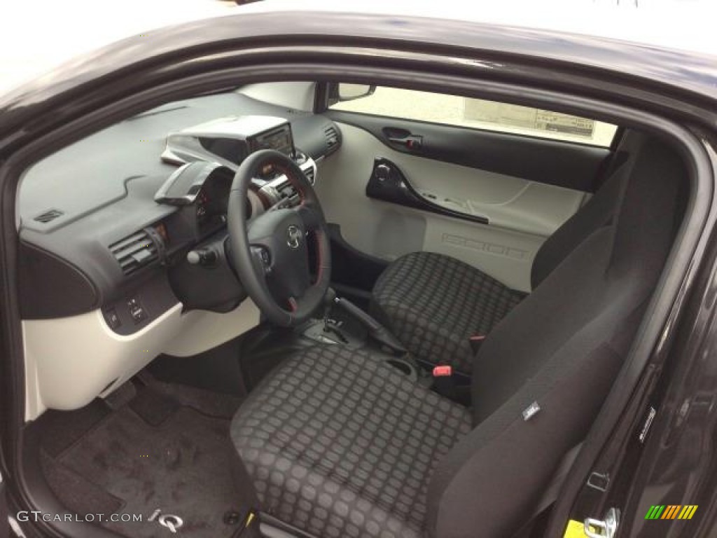 Dark Charcoal Interior 2013 Scion iQ Standard iQ Model Photo #76878381