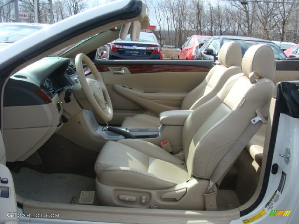 2006 Toyota Solara SLE V6 Convertible Front Seat Photo #76878852