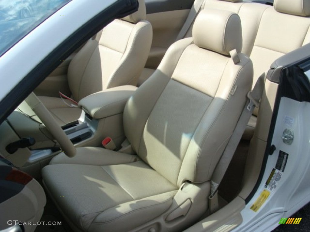 2006 Toyota Solara SLE V6 Convertible Front Seat Photo #76878873