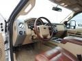 Chaparral Leather 2011 Ford F250 Super Duty King Ranch Crew Cab 4x4 Interior Color