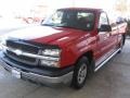 2003 Victory Red Chevrolet Silverado 1500 LS Extended Cab  photo #3
