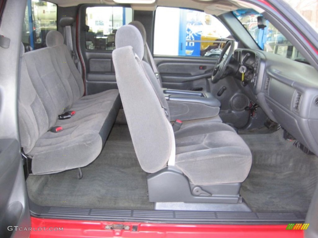 Dark Charcoal Interior 2003 Chevrolet Silverado 1500 LS Extended Cab Photo #76879800