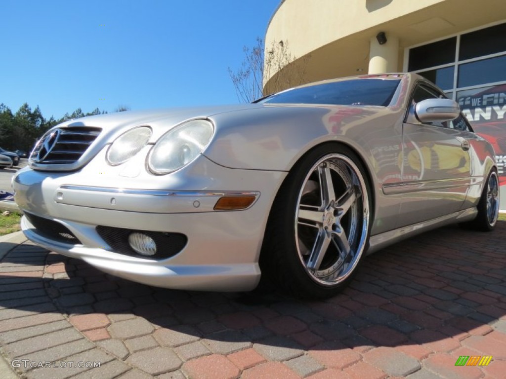 2001 CL 500 - Brilliant Silver Metallic / Ash photo #1