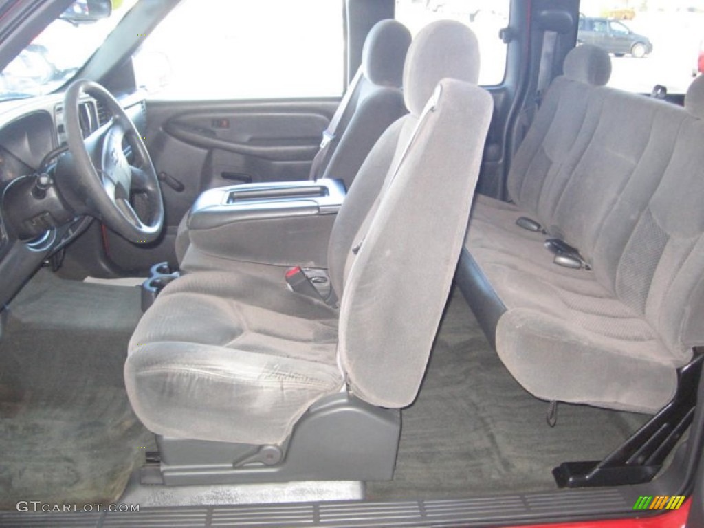 Dark Charcoal Interior 2003 Chevrolet Silverado 1500 LS Extended Cab Photo #76879902