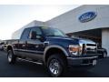 Dark Blue Pearl Metallic 2008 Ford F250 Super Duty Lariat SuperCab 4x4