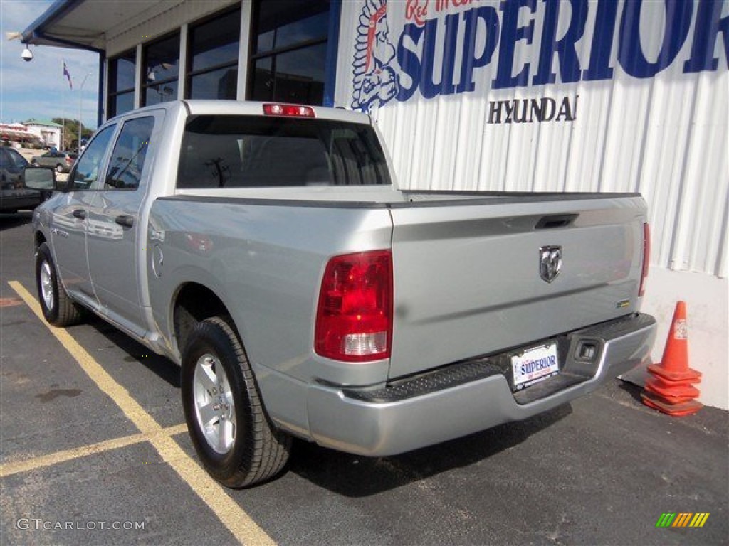 2011 Ram 1500 ST Crew Cab - Bright Silver Metallic / Dark Slate Gray/Medium Graystone photo #5
