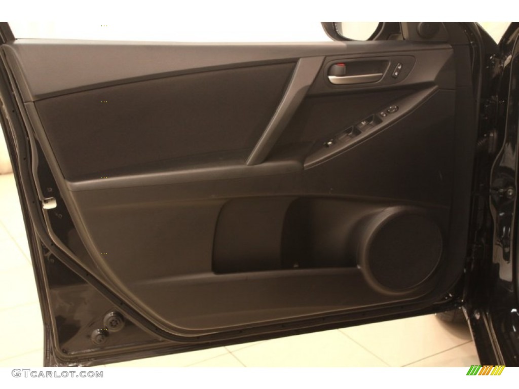 2010 Mazda MAZDA3 i Sport 4 Door Black Door Panel Photo #76880803