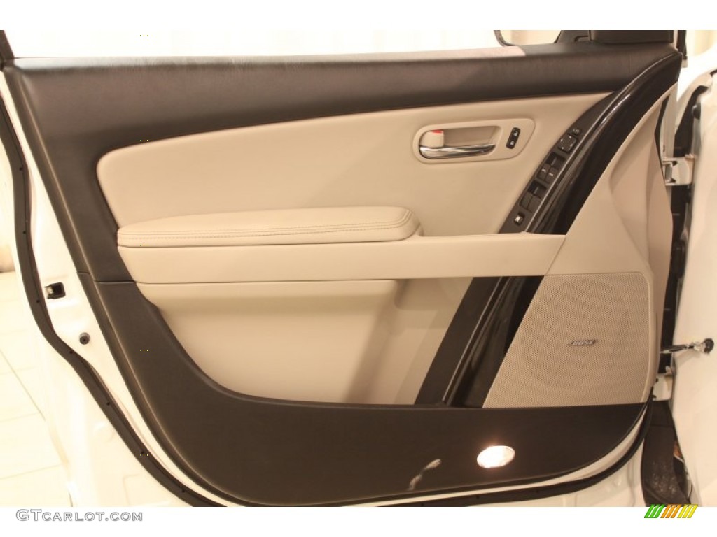 2010 Mazda CX-9 Touring AWD Sand Door Panel Photo #76881087