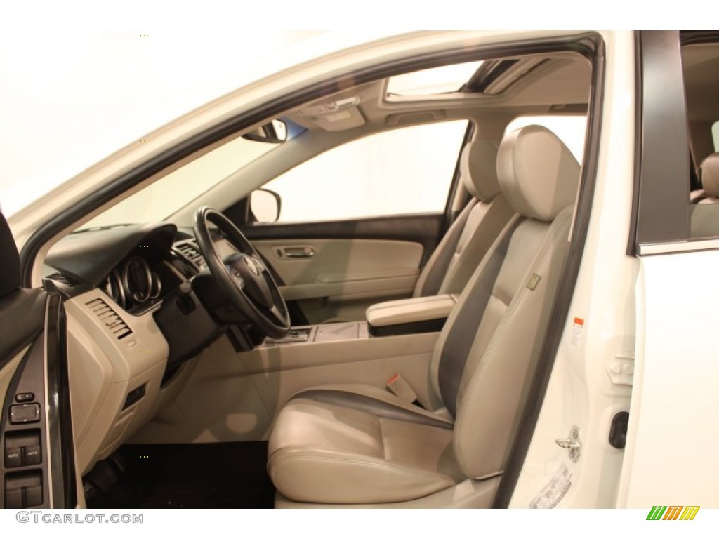 Sand Interior 2010 Mazda CX-9 Touring AWD Photo #76881099