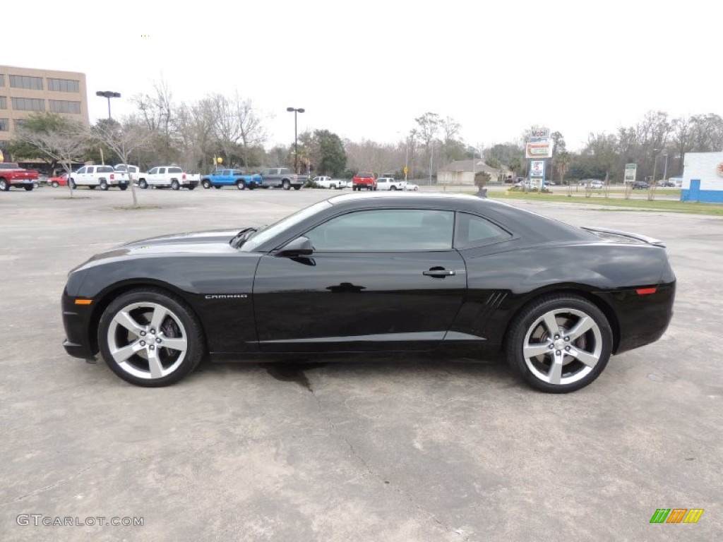 2012 Camaro SS Coupe - Black / Black photo #6