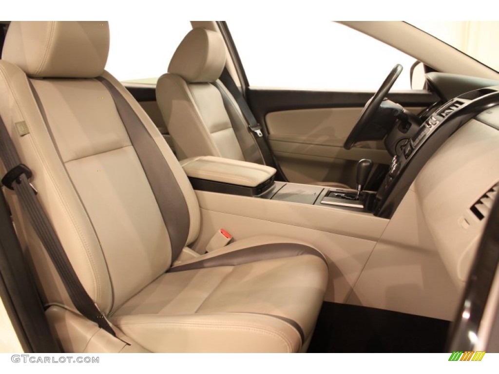 Sand Interior 2010 Mazda CX-9 Touring AWD Photo #76881297