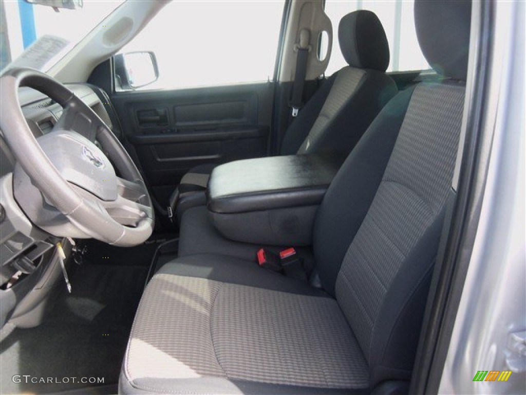 2011 Ram 1500 ST Crew Cab - Bright Silver Metallic / Dark Slate Gray/Medium Graystone photo #9
