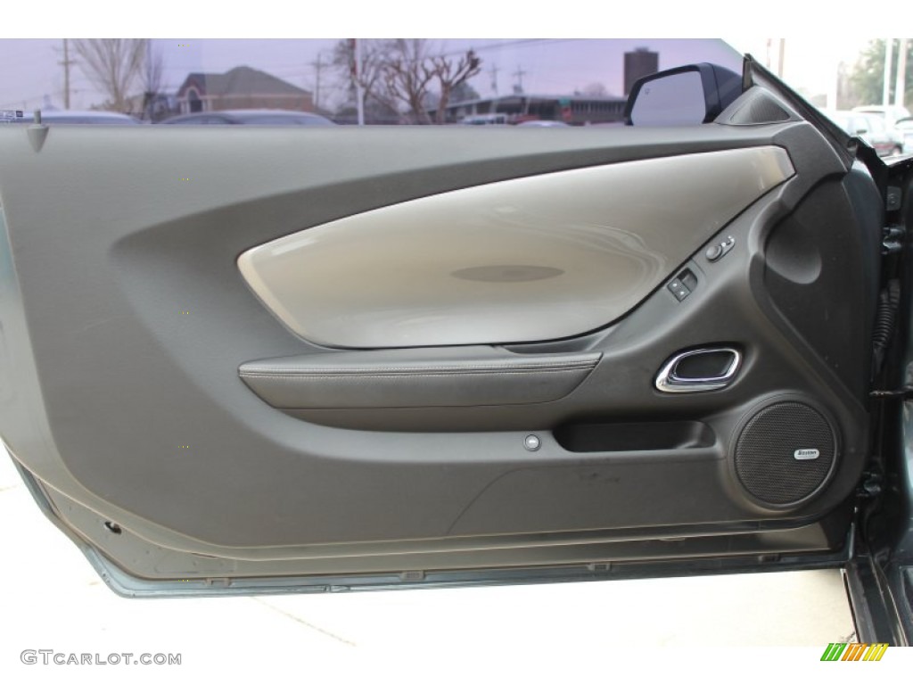2010 Camaro SS Coupe - Cyber Gray Metallic / Black photo #14