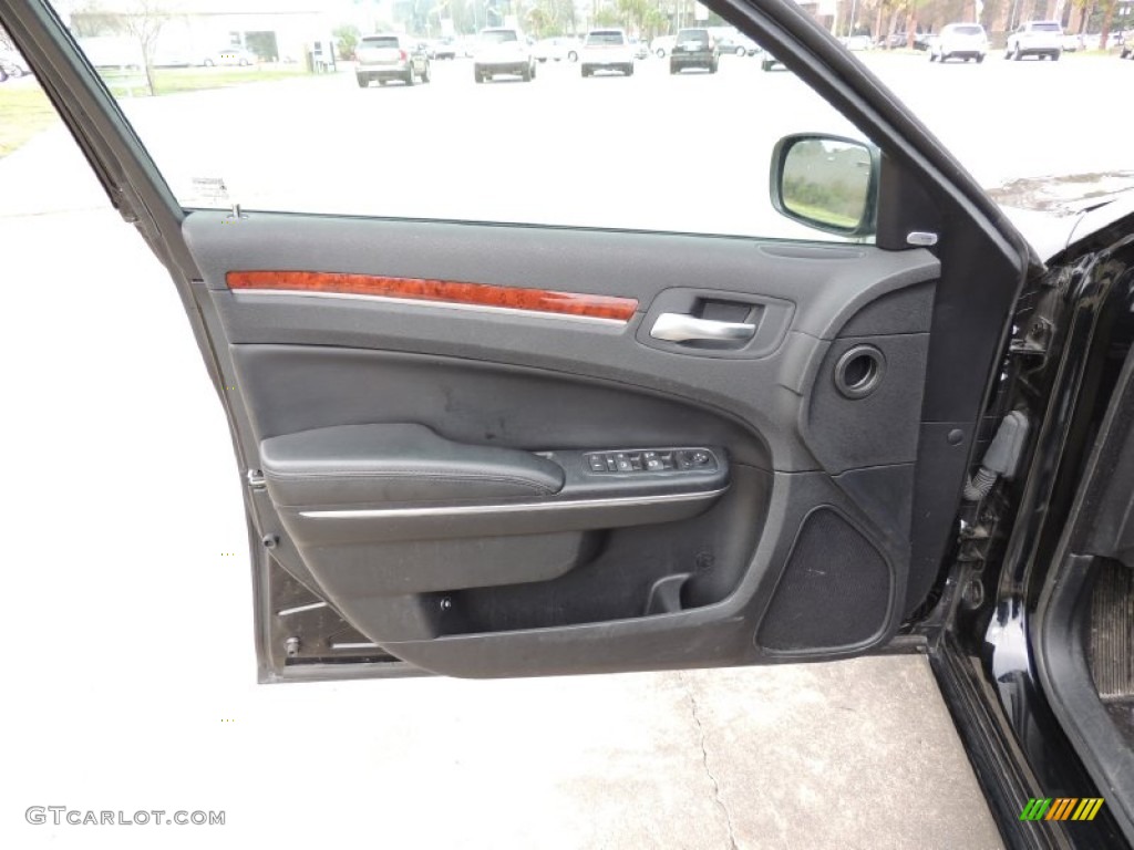 2012 Chrysler 300 Limited Black Door Panel Photo #76882434