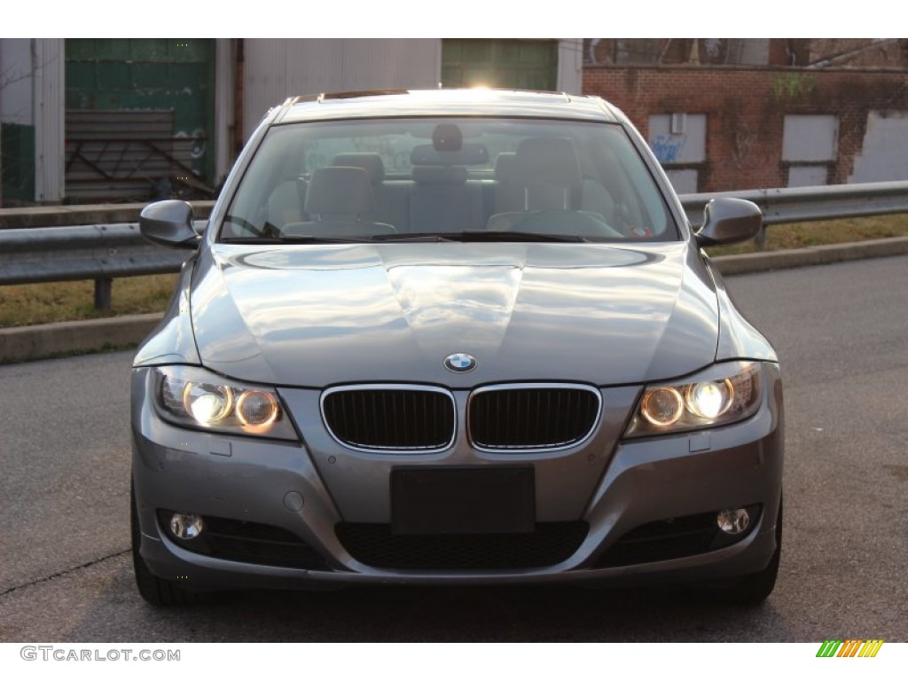 2010 3 Series 328i xDrive Sedan - Space Gray Metallic / Cream Beige photo #10