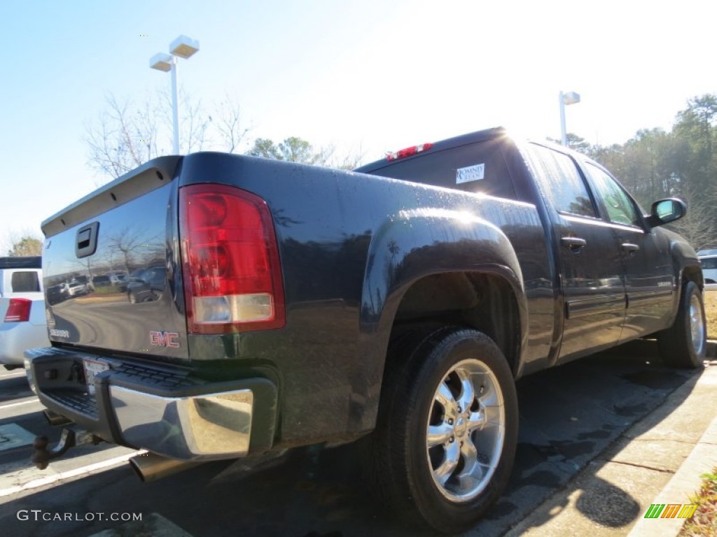 2010 Sierra 1500 SL Crew Cab - Midnight Blue Metallic / Dark Titanium photo #3