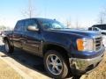 2010 Midnight Blue Metallic GMC Sierra 1500 SL Crew Cab  photo #4