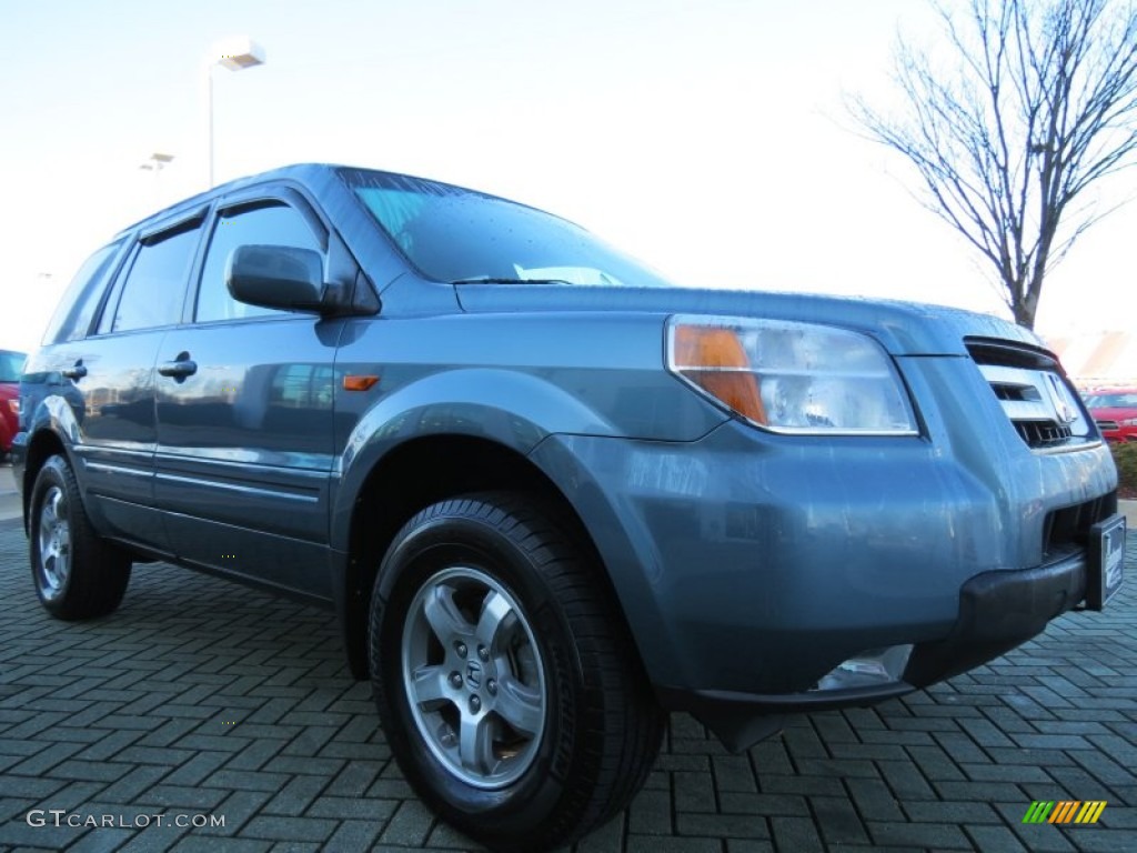 Steel Blue Metallic 2008 Honda Pilot EX-L 4WD Exterior Photo #76885419