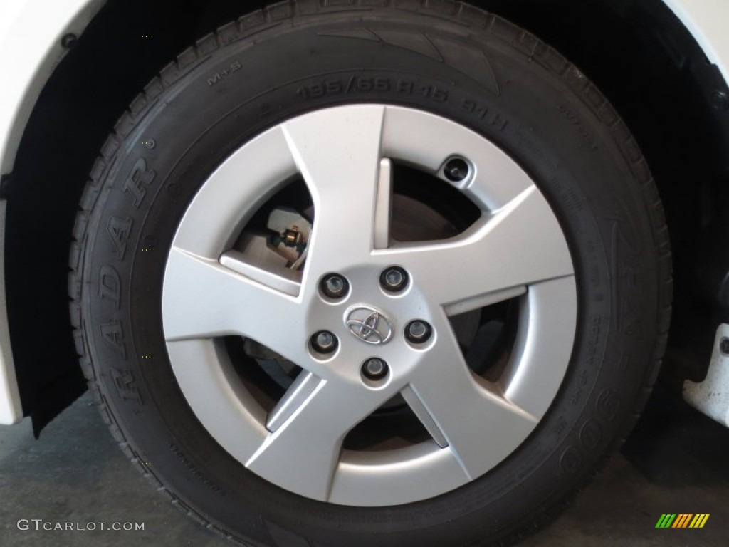 2010 Prius Hybrid IV - Blizzard White Pearl / Dark Gray photo #9