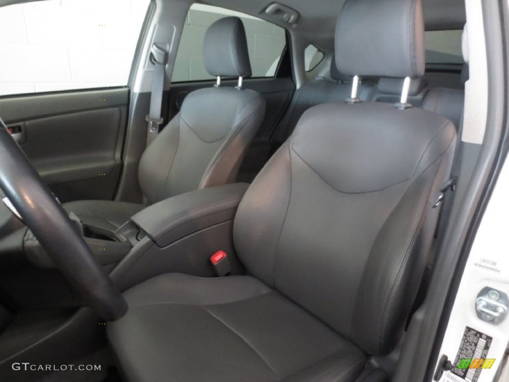 2010 Prius Hybrid IV - Blizzard White Pearl / Dark Gray photo #15