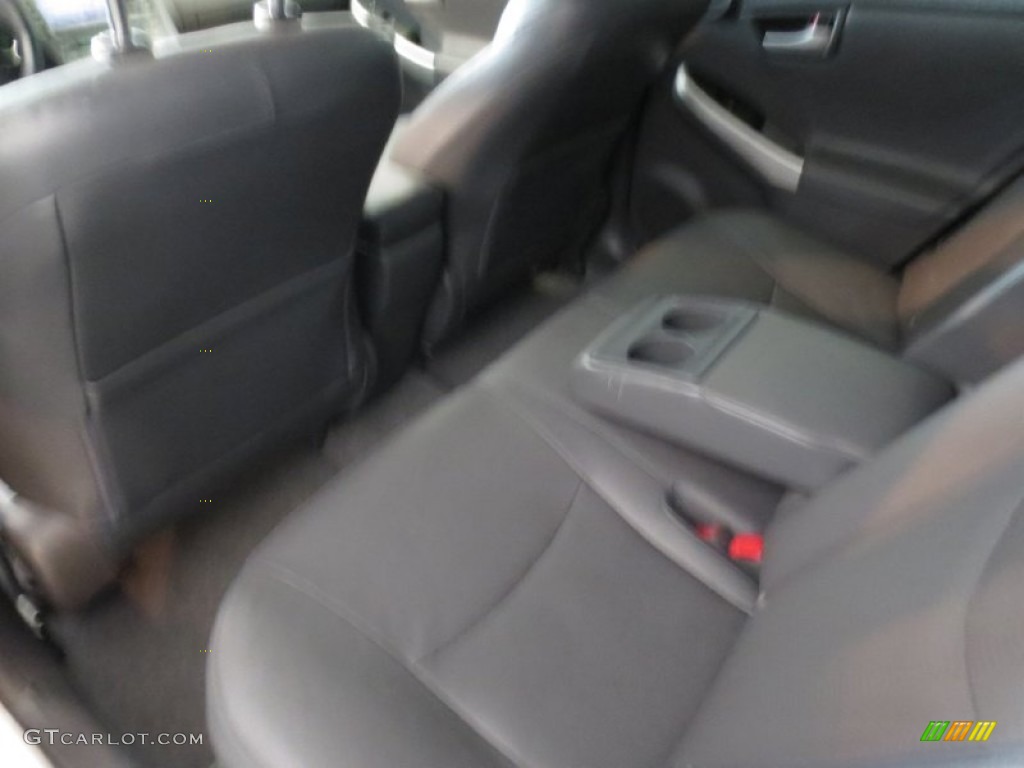 2010 Prius Hybrid IV - Blizzard White Pearl / Dark Gray photo #17