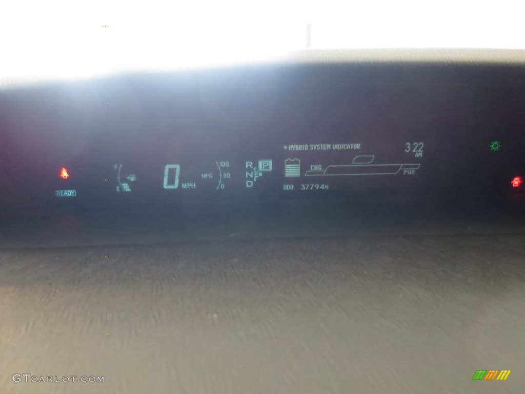 2010 Prius Hybrid IV - Blizzard White Pearl / Dark Gray photo #23