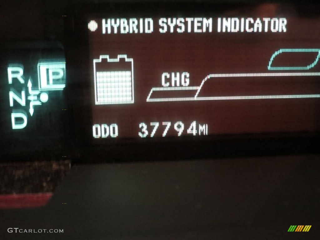 2010 Prius Hybrid IV - Blizzard White Pearl / Dark Gray photo #24