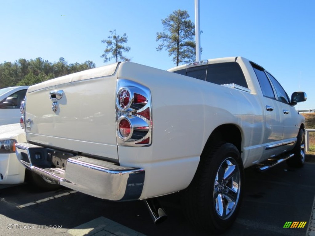 2008 Ram 1500 Lone Star Edition Quad Cab - Bright White / Medium Slate Gray photo #3