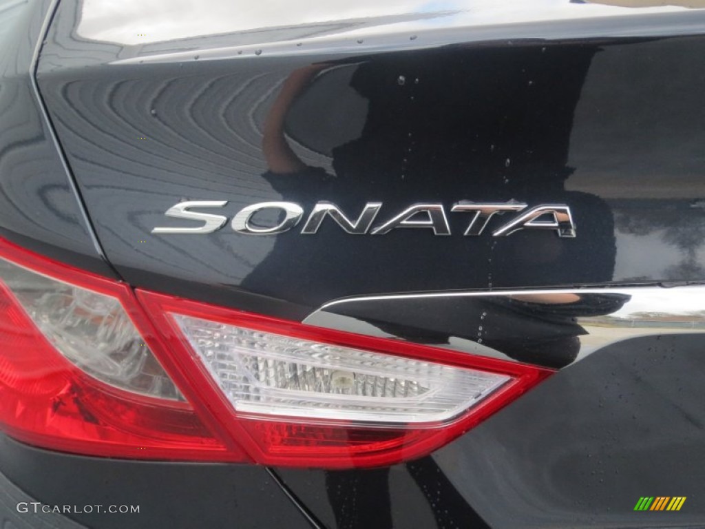 2013 Sonata SE 2.0T - Pacific Blue Pearl / Gray photo #5