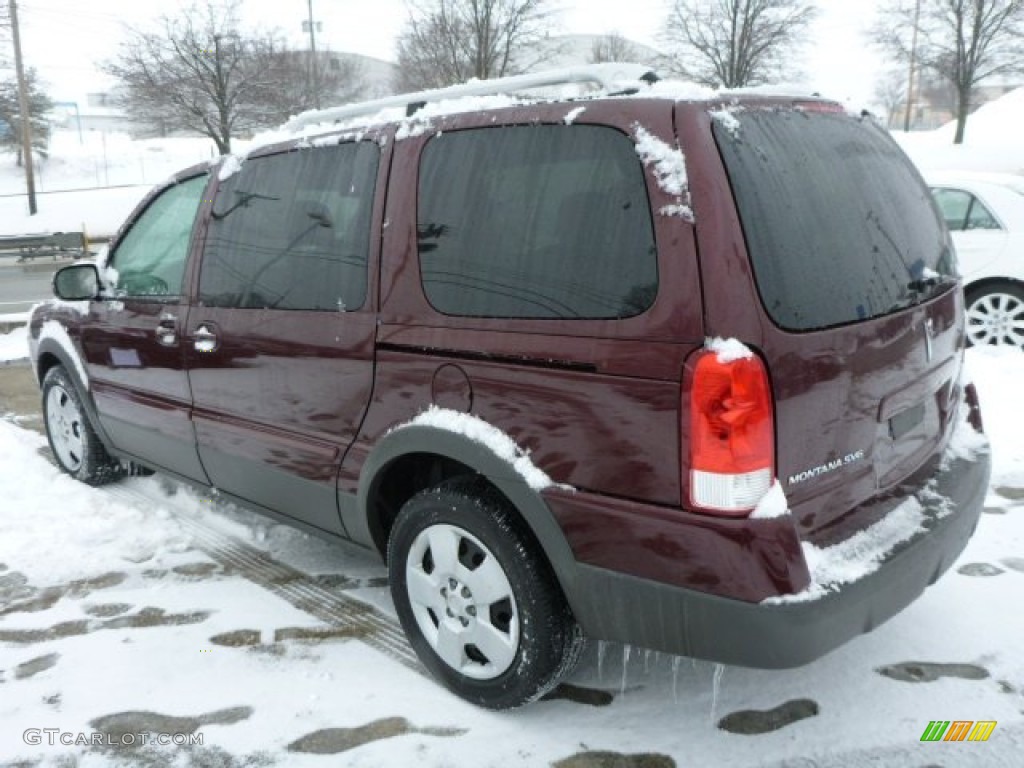 Cranberry Red Metallic 2006 Pontiac Montana SV6 Exterior Photo #76886952