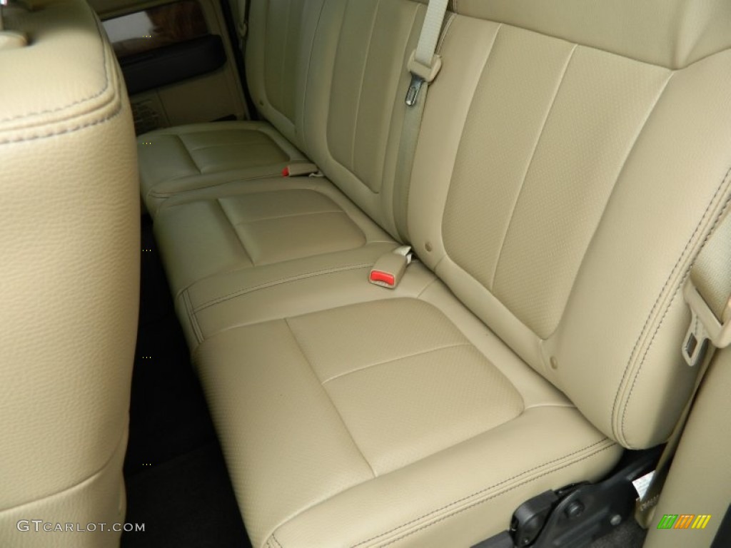 2010 Ford F150 Lariat SuperCab 4x4 Rear Seat Photo #76887766
