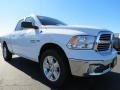 2013 Bright White Ram 1500 SLT Quad Cab  photo #4