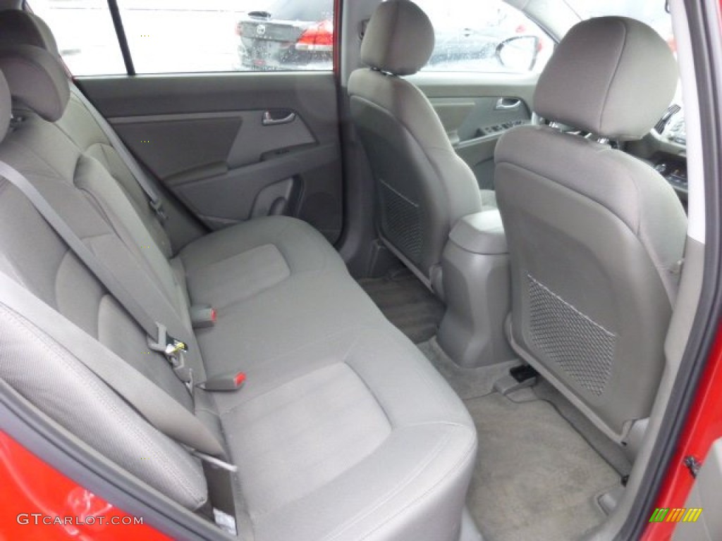 2012 Kia Sportage LX AWD Rear Seat Photo #76889079