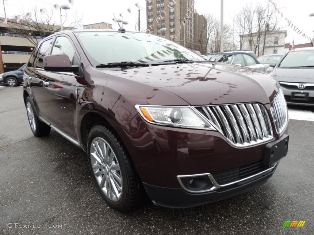 Bordeaux Reserve Red Metallic 2011 Lincoln MKX AWD Exterior Photo #76889328