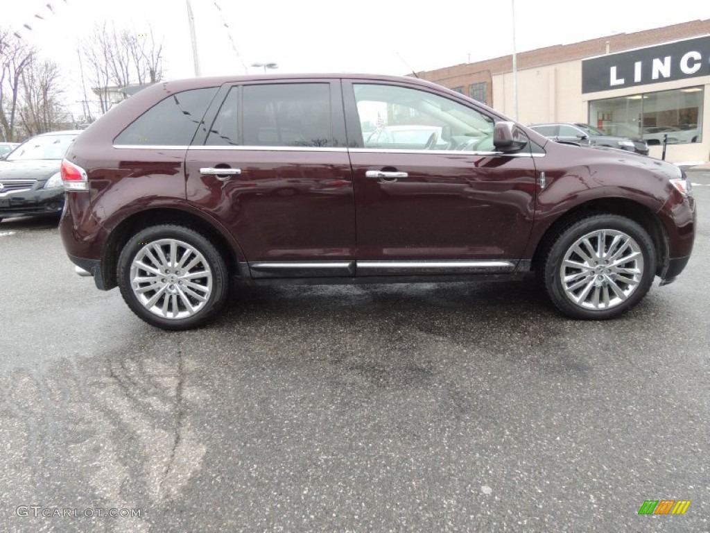Bordeaux Reserve Red Metallic 2011 Lincoln MKX AWD Exterior Photo #76889351