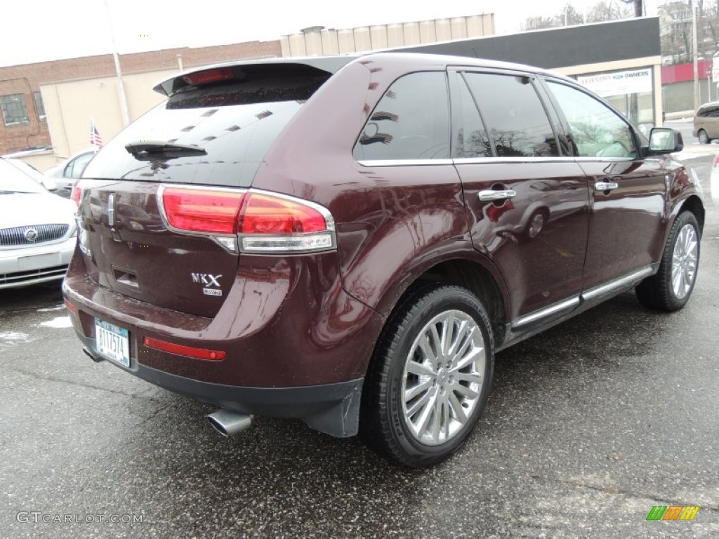 Bordeaux Reserve Red Metallic 2011 Lincoln MKX AWD Exterior Photo #76889409