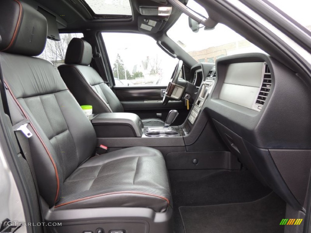 Charcoal/Caramel Interior 2007 Lincoln Navigator Ultimate 4x4 Photo #76890184