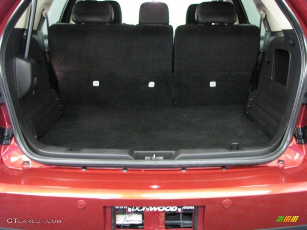 2009 MKX  - Vivid Red Metallic / Limited Charcoal Black/Light Stone photo #5